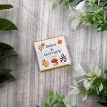 Load image into Gallery viewer, Personalised Autumn Wedding Chocolates