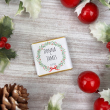Load image into Gallery viewer, Personalised Christmas Wedding Chocolates
