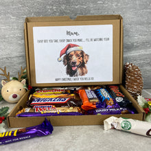 Load image into Gallery viewer, Personalised Christmas Treat Box from the Dog