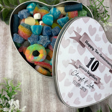 Load image into Gallery viewer, Personalised 10 Year Tin Anniversary Gift