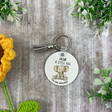 Load image into Gallery viewer, Back to School Pocket Hug Keyring - Elephant