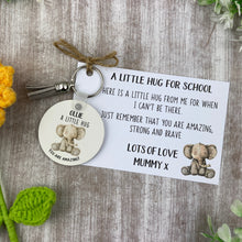 Load image into Gallery viewer, Back to School Pocket Hug Keyring - Elephant-The Persnickety Co