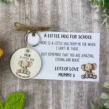 Load image into Gallery viewer, Back to School Pocket Hug Keyring - Elephant