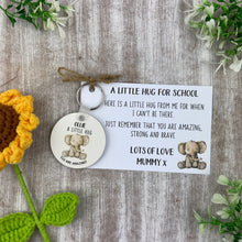 Load image into Gallery viewer, Back to School Pocket Hug Keyring - Elephant