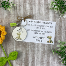 Load image into Gallery viewer, Back to School Pocket Hug Keyring - Dinosaur-The Persnickety Co