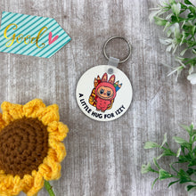 Load image into Gallery viewer, Back to School Pocket Hug Keyring - Pink Monster