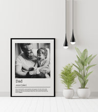 Load image into Gallery viewer, Personalised Print For Dad-The Persnickety Co