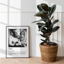 Load image into Gallery viewer, Personalised Print For Dad