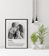 Load image into Gallery viewer, Personalised Print For Mum-The Persnickety Co