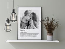 Load image into Gallery viewer, Personalised Print For Mum