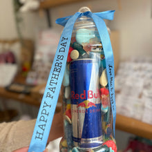 Load image into Gallery viewer, Giant Personalised Red Bull Sweet Jar - Happy Father’s Day 🍬