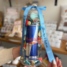 Load image into Gallery viewer, Giant Personalised Red Bull Sweet Jar - Happy Father’s Day 🍬