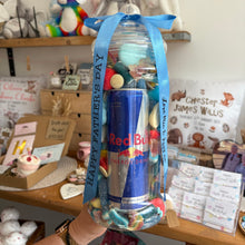 Load image into Gallery viewer, Giant Personalised Red Bull Sweet Jar - Happy Father’s Day 🍬