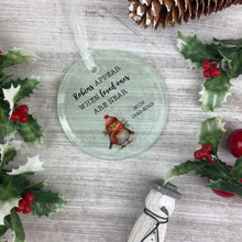 Load image into Gallery viewer, Robin Personalised Bauble