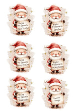 Load image into Gallery viewer, Personalised Teacher Christmas Gift Box - Tea & Biscuit Box