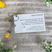 Load image into Gallery viewer, Safe Travels Keyring-The Persnickety Co