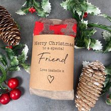 Load image into Gallery viewer, Reindeer Special Friend Christmas Sock-The Persnickety Co