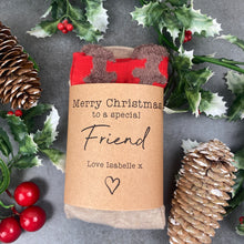 Load image into Gallery viewer, Reindeer Special Friend Christmas Sock
