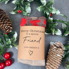 Load image into Gallery viewer, Reindeer Special Friend Christmas Sock