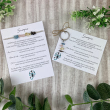Load image into Gallery viewer, Scorpio Crystal Chip Keyring