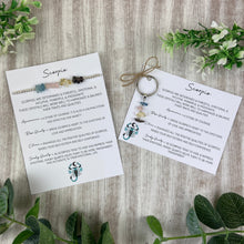 Load image into Gallery viewer, Scorpio Crystal Chip Beaded Bracelet