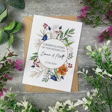 Load image into Gallery viewer, Congratulations On Your Wedding Day Plantable Seed Card