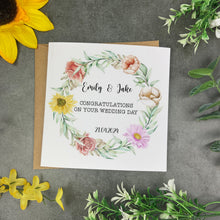 Load image into Gallery viewer, Personalised Wedding Card