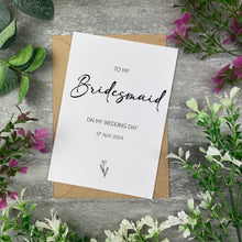 Load image into Gallery viewer, On My Wedding Day Card