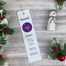 Load image into Gallery viewer, Personalised Star Sign  Bookmark
