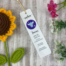 Load image into Gallery viewer, Personalised Star Sign  Bookmark
