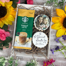 Load image into Gallery viewer, Personalised Coffee & Photo Biscuit Box
