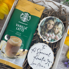 Load image into Gallery viewer, Personalised Coffee & Photo Biscuit Box
