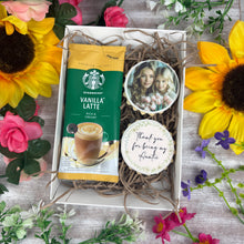 Load image into Gallery viewer, Personalised Thank You Coffee & Biscuit Box