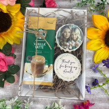 Load image into Gallery viewer, Personalised Thank You Coffee & Biscuit Box