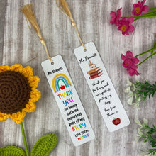 Load image into Gallery viewer, Important Part Of My Story Personalised Teacher Bookmark
