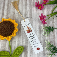 Load image into Gallery viewer, Important Part Of My Story Personalised Teacher Bookmark