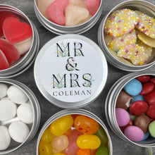 Load image into Gallery viewer, Personalised Wedding Sweet Tins
