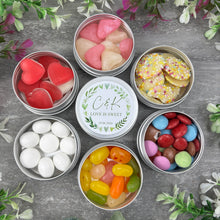 Load image into Gallery viewer, Personalised Wedding Sweet Tins
