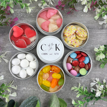 Load image into Gallery viewer, Personalised Wedding Sweet Tins