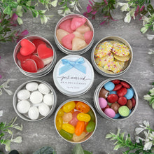 Load image into Gallery viewer, Wedding Sweet Tins with Bow - 43 Bow Colours!
