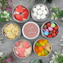 Load image into Gallery viewer, Personalised Wedding Sweet Tins