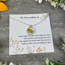 Load image into Gallery viewer, Personalised Teacher Necklace Gift