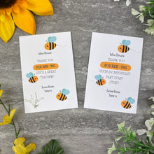 Load image into Gallery viewer, Personalised Teacher Sunflower Seed Packet Gift-The Persnickety Co