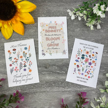 Load image into Gallery viewer, Personalised Teacher Seed Packet Gift