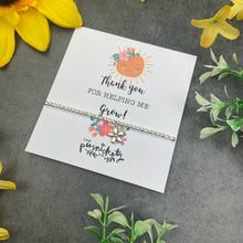 Load image into Gallery viewer, Thank You For Helping Me Grow Beaded Bracelet-The Persnickety Co
