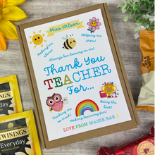 Load image into Gallery viewer, Thank You Teacher - Mini Tea and Biscuit Box