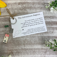 Load image into Gallery viewer, The Adventure Begins Keyring