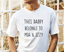 Load image into Gallery viewer, Daddy Personalised T Shirt
