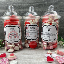 Load image into Gallery viewer, Personalised Valentine's Sweet Jar