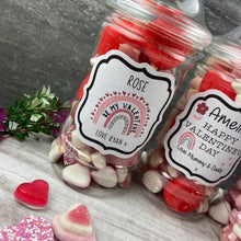 Load image into Gallery viewer, Personalised Valentine's Sweet Jar